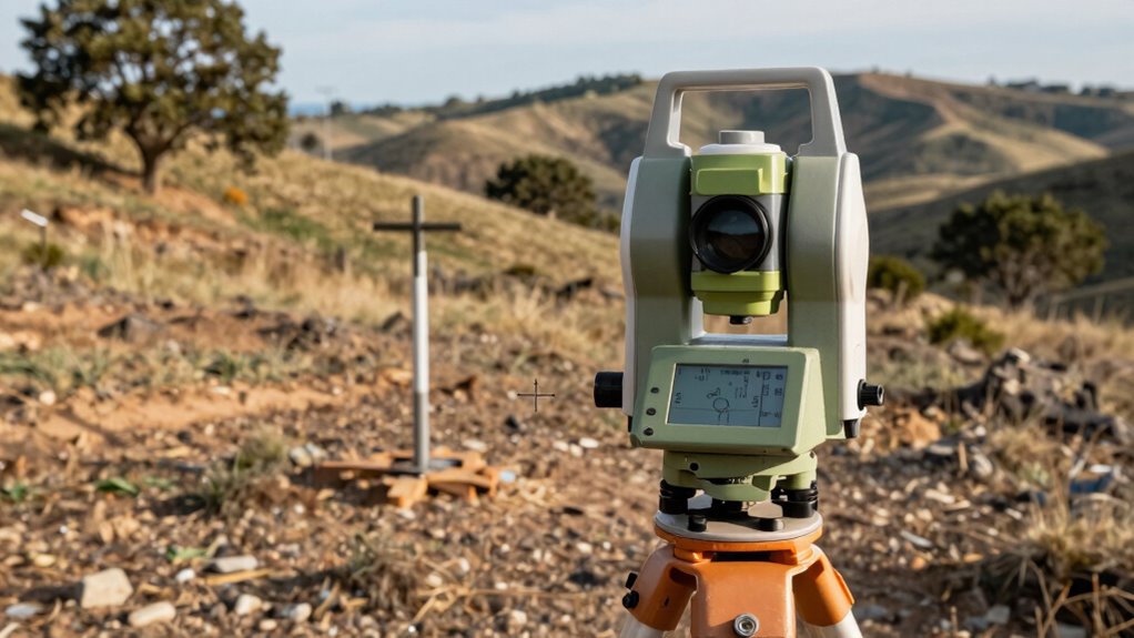 laser distance and angle measurement