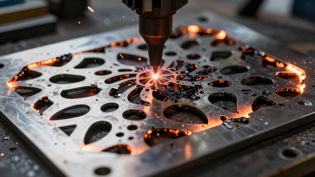 laser power and speed adjustments