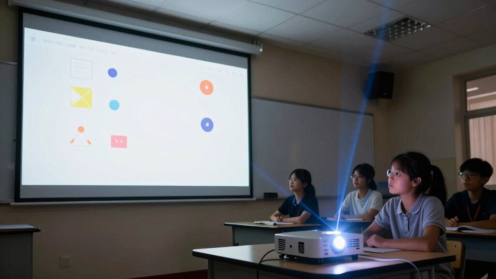 laser projectors boost classroom engagement