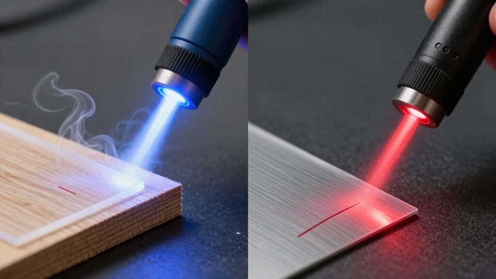 laser selection for materials