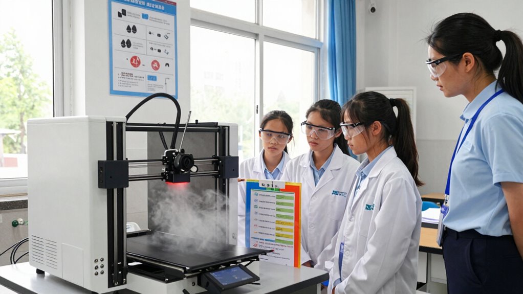 maintain safe filament handling