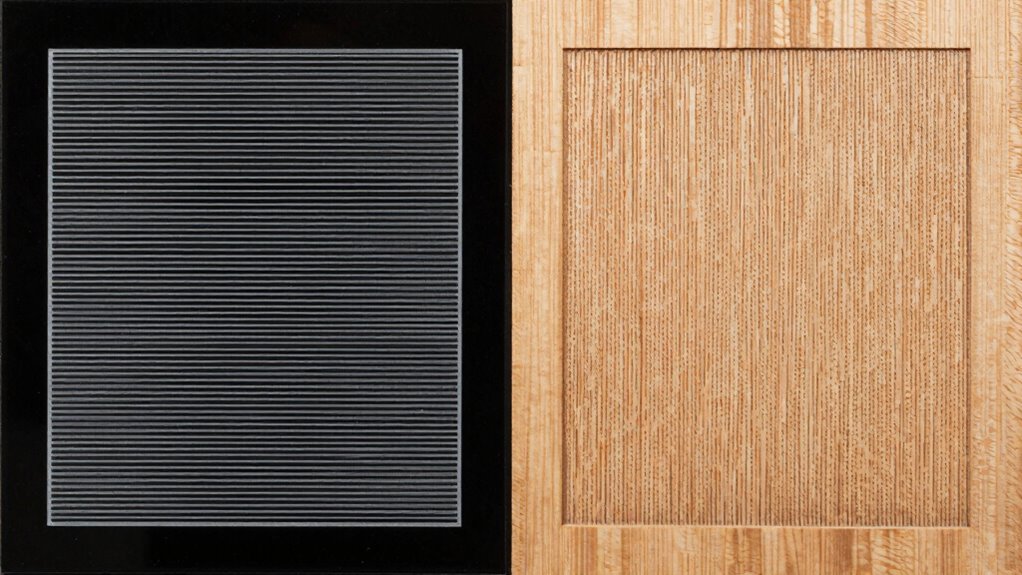 material texture influences line sharpness