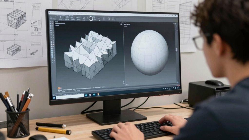 mesh segmentation and feature extraction