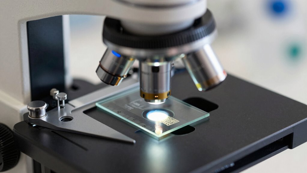 microscope calibration and measurement