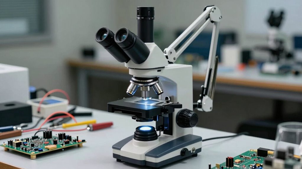 microscope features for electronics