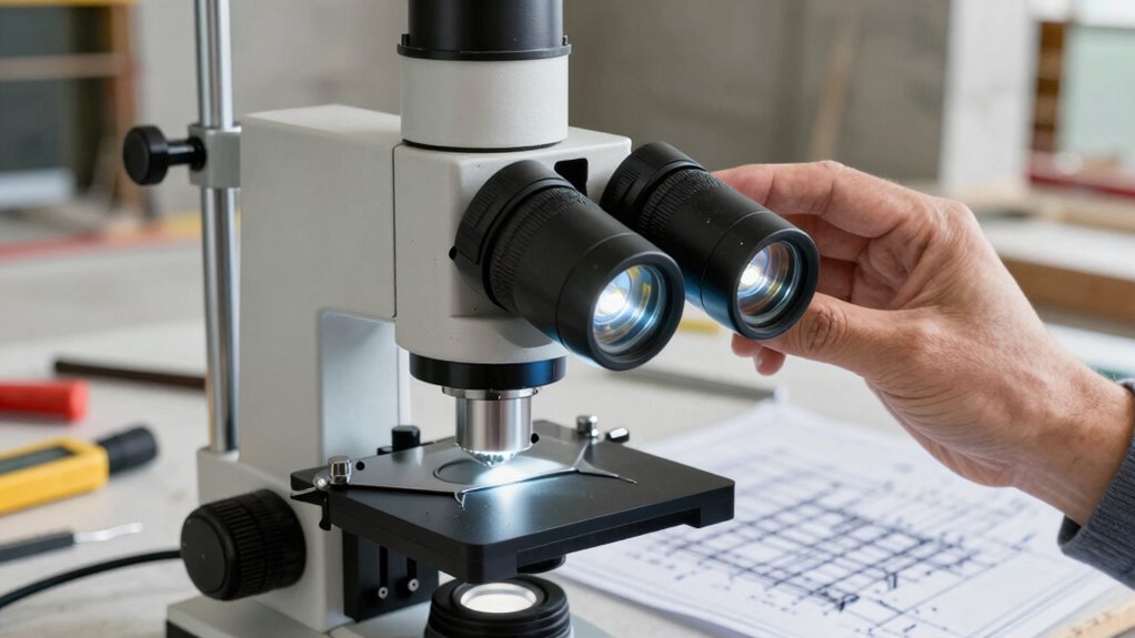 microscope selection for construction