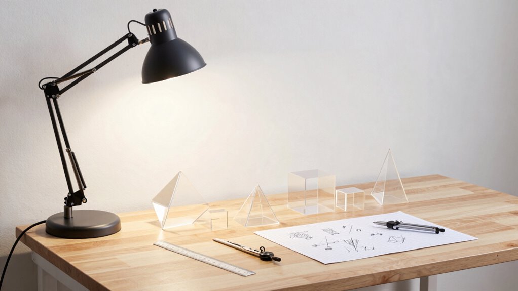 minimal home geometry workspace