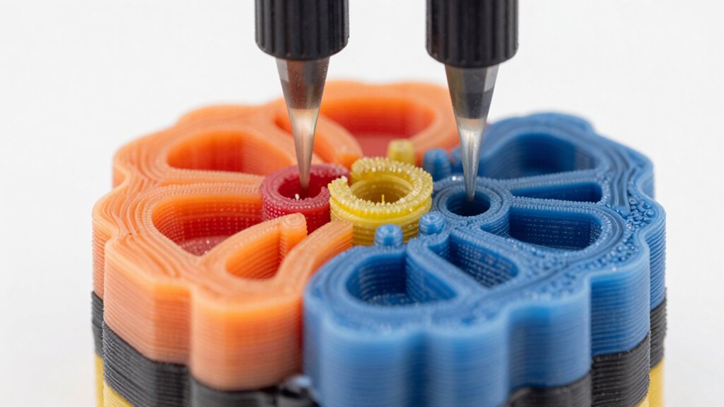 multi material multi texture printing