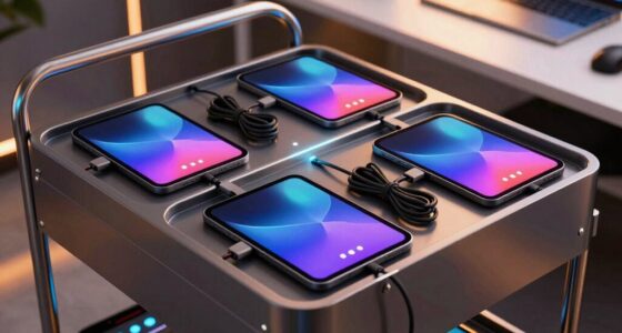 organized charging for tablets