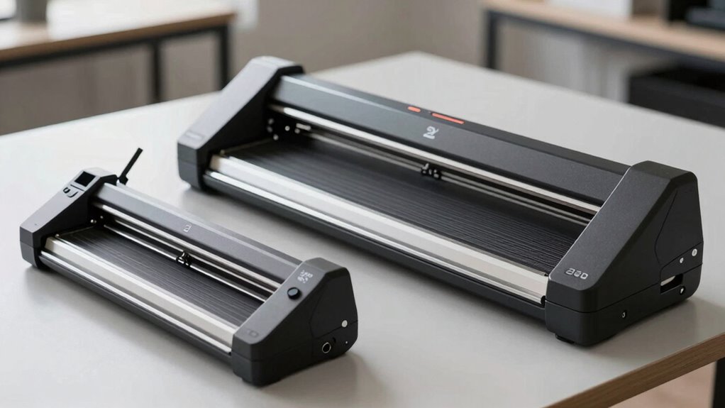 plotter size difference