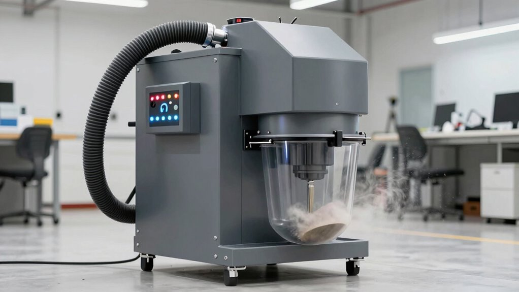 powerful suction and filtration