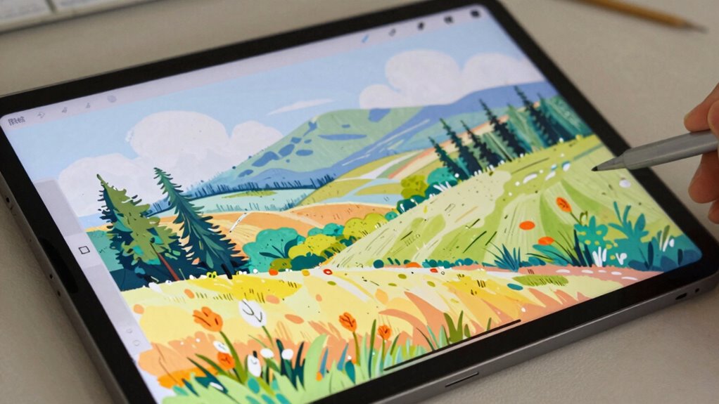 pressure sensitivity enhances artwork control