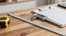 professional measurement photo setup