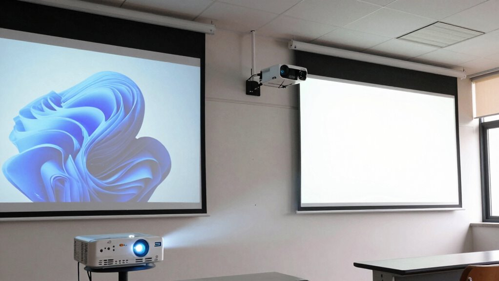 projection distance and resolution