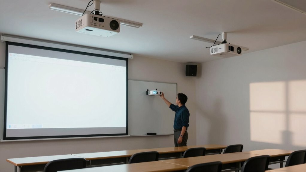 proper projector placement and setup