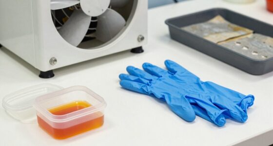 resin safety gloves ventilation