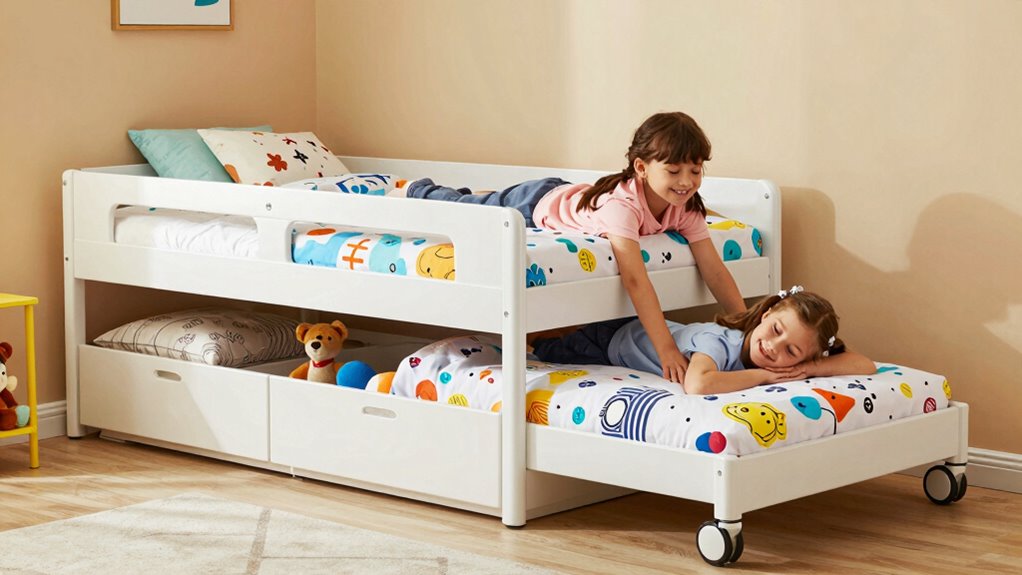 safe space saving trundle bed