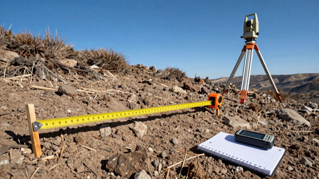 surveyors complete boundary loop