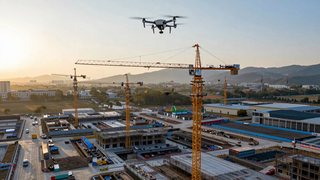 top long range construction drones