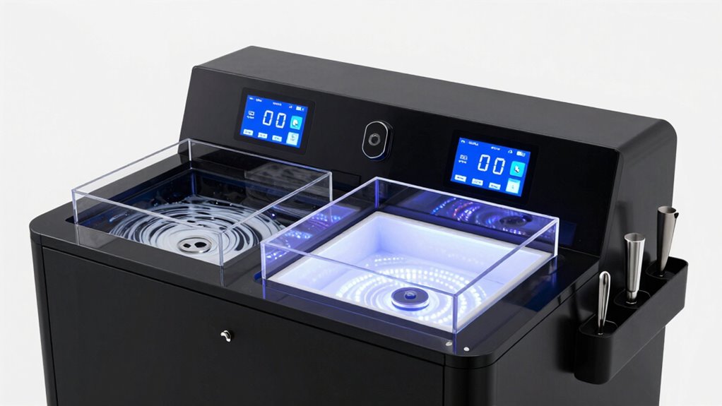 top resin curing stations