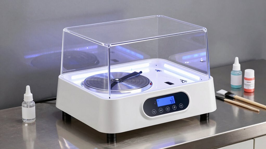 top resin curing stations