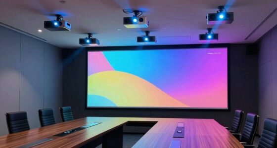 top short throw laser projectors