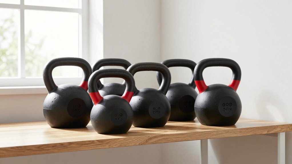 top space saving kettlebells