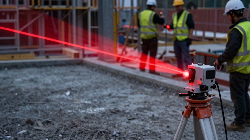 use laser level safely