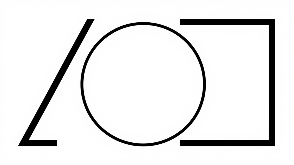 clean simple geometric branding