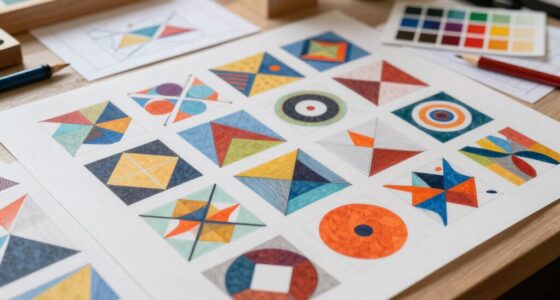 creating consistent geometric patterns