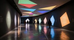 geometry guiding museum visitors