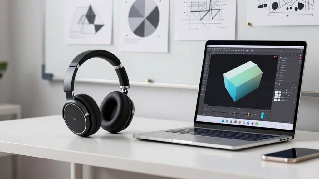 headphones enhance workspace focus