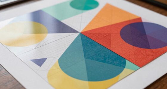 hidden geometric infographic design
