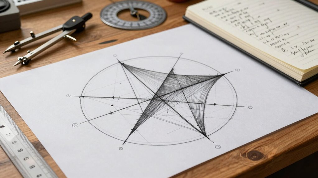 identify angles and symmetry