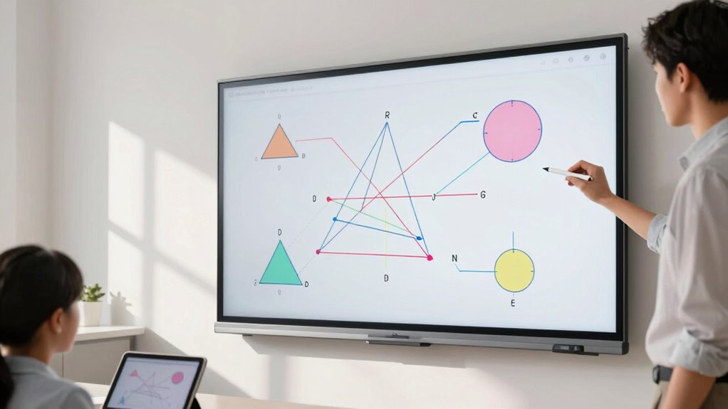 interactive whiteboards enhance geometry teaching