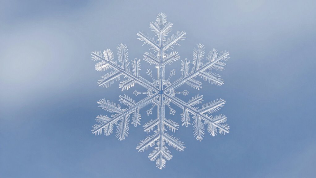 intricate icy geometric patterns
