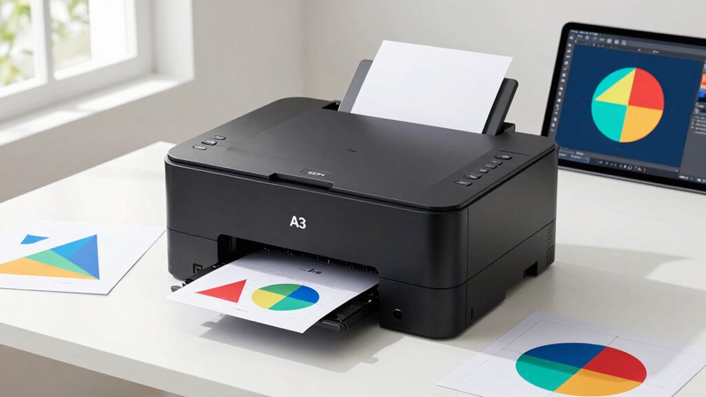 precise vibrant geometric printing