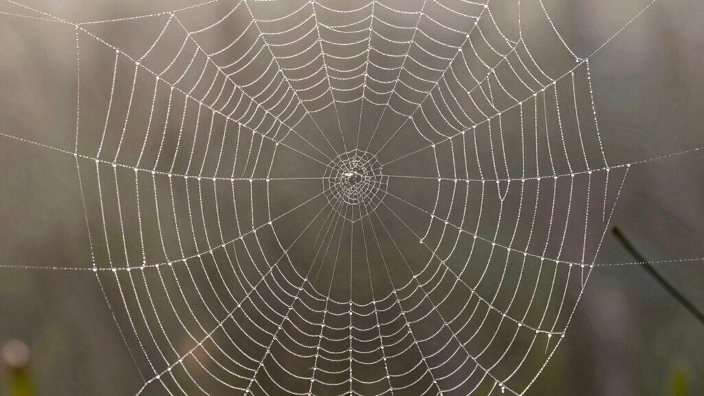 spiderwebs inspire radial design
