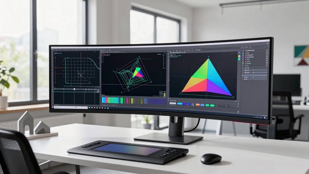 ultrawide cad workspace