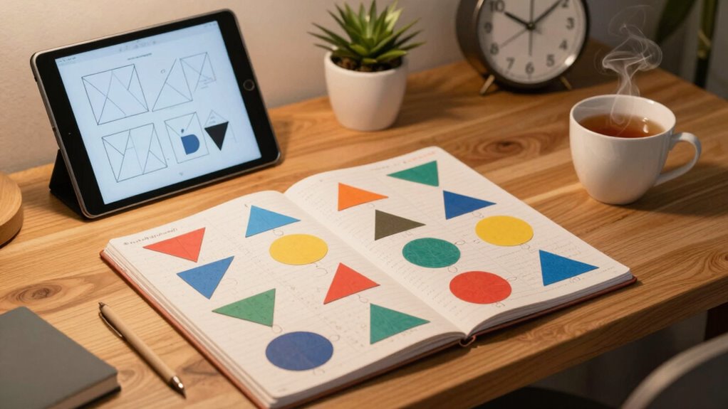 weekly geometry puzzle routine