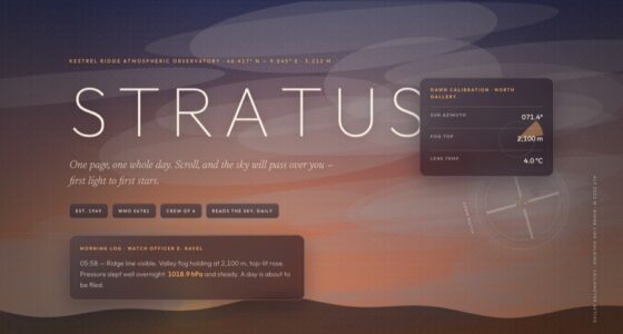 STRATUS — Kestrel Ridge Atmospheric Observatory (FABLE/175)