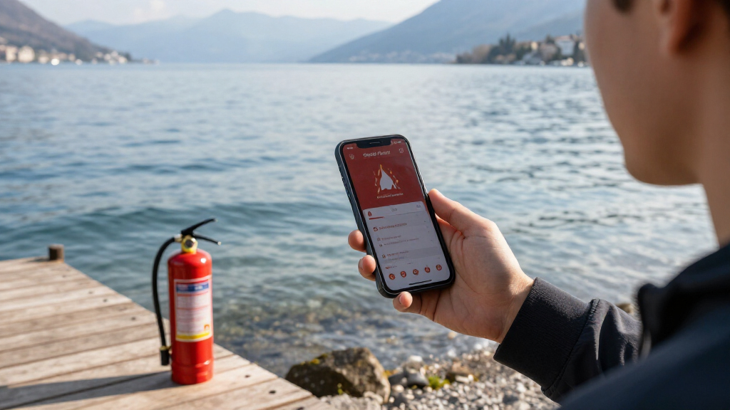 Gardasee Feuer