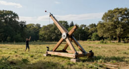 Tom Stanton's Supersonic Trebuchet Breaks Sound Barrier With Gravity Alone