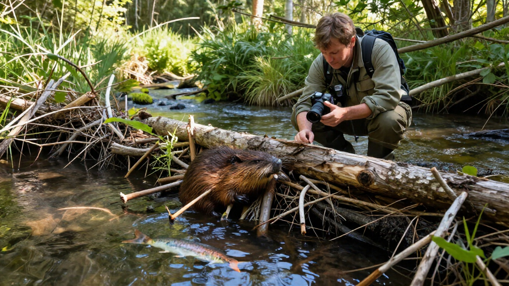 Artificial Beaver Dams Saw Juvenile Coho Salmon Survival Rates Go From 8% To 60%