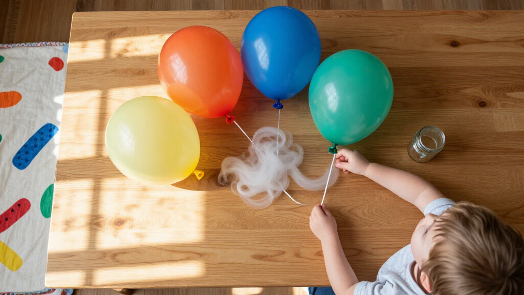 What Happens To These Balloons When You Open The Valve?